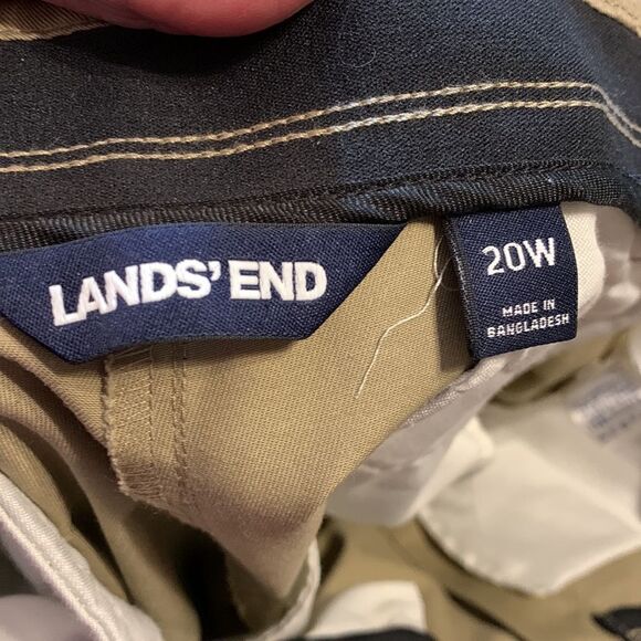 Lands'End Size 20 W khaki pants NWOT - Picture 4 of 9